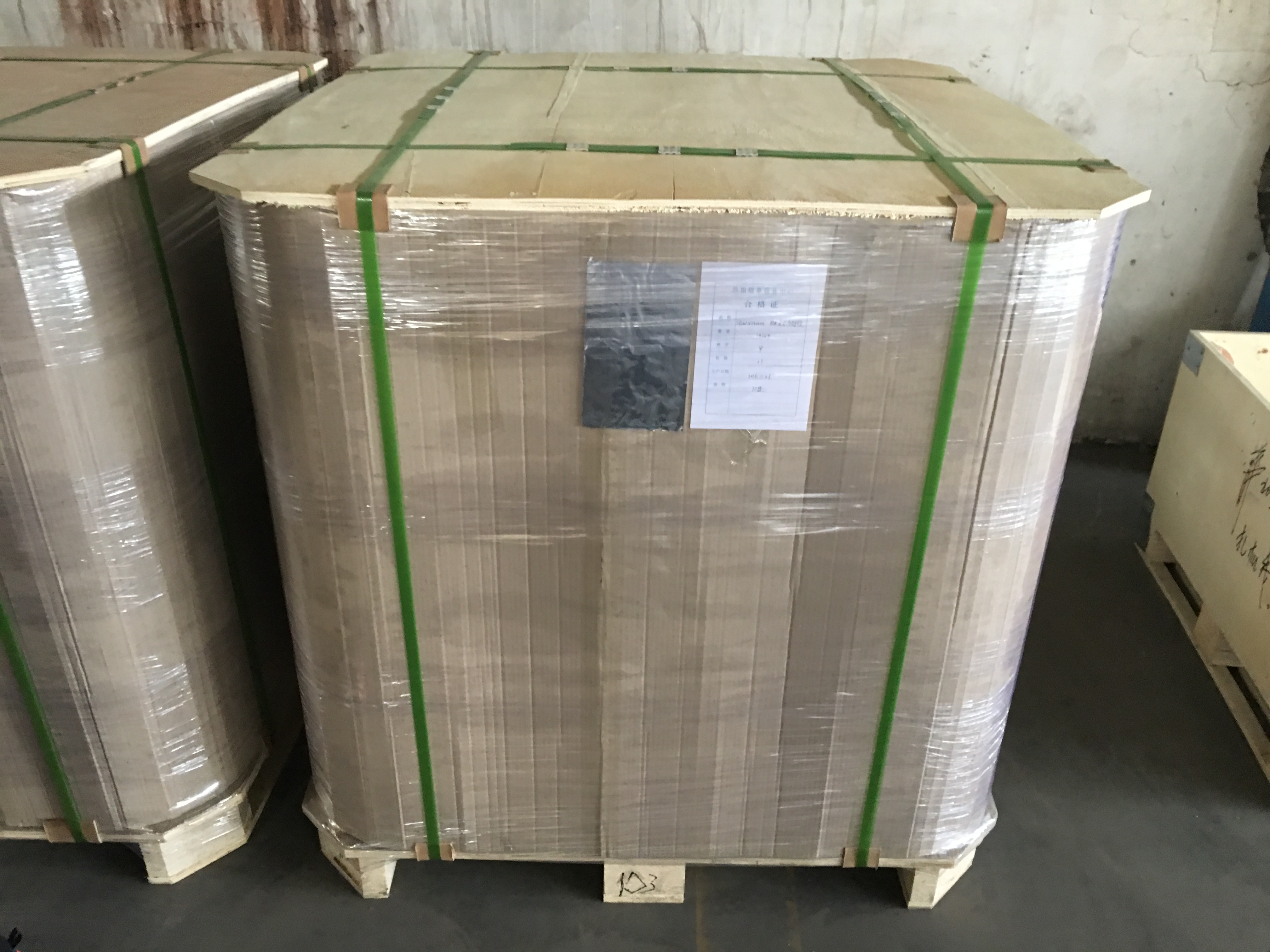 Korea clients increased the quantity of aluminium foil paper order